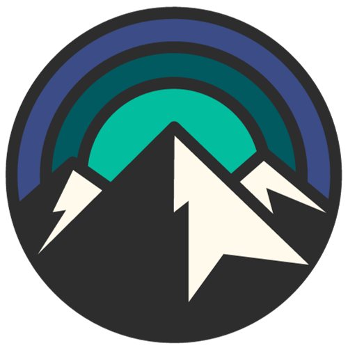 Northern Wave Digital Mountains Logo